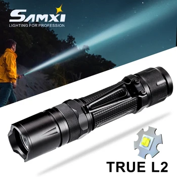 

L2 Power Brightness LED Flashlight WIth Tactical Flashlight Button Waterproof Linterna 3 Lighting Modes Used By 18650 For Bike