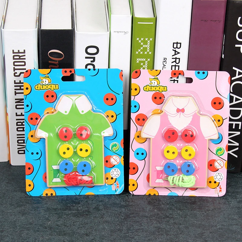 クラシック教育木製ボタンおもちゃ 2 個子供の知育玩具 赤ちゃんの木のおもちゃ縫うボタンシャツモデルおもちゃ ゲーム Toy Story Woody Pictures Button Appliquetoy Aliexpress