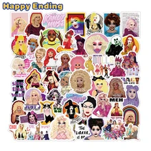 

10/30/50PCS RuPaul's Drag Race Makeup TV Show Stickers For Laptop Skateboard Motorcycle Helmet Phone Scrapbook Hoverboard