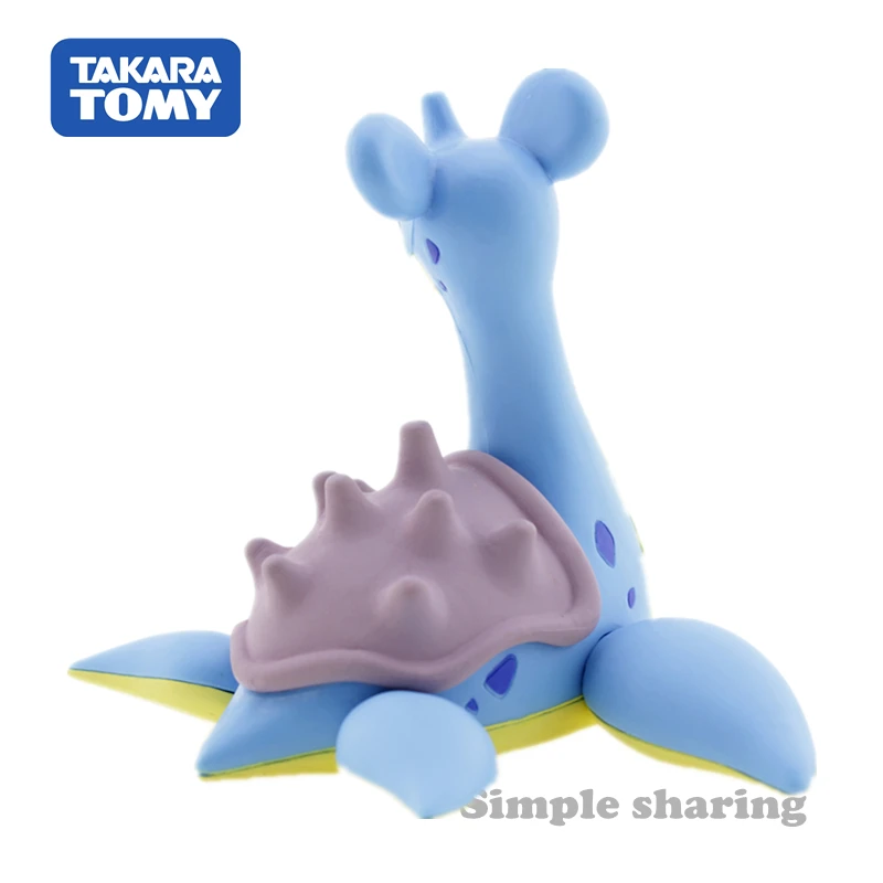 Takara tomy tomica moncolle ex pokemon figures lapras ehp06 литье под давлением, полимерная форма карманного монстра, детские игрушки, Волшебная Забавная детская безделушка