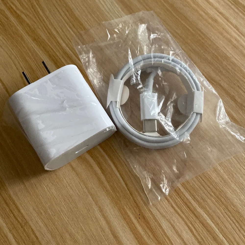 100 шт./лот 18 Вт USB C адаптер питания TYPE-C PD зарядное устройство для iPhone 11 pro Max PD кабель Usb c до 8 pin для iPnone 11 pro Max