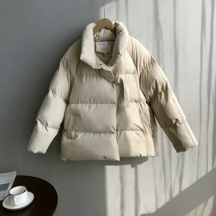 beige Зимняя теплая хлопковая Женская одежда с хлопковой подкладкой - Цвет: beige