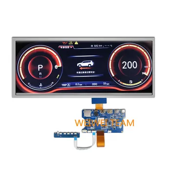 شراءWisecoco 12.3 بوصة لوحة أداة العنقودية لوحة ال سي دي 1920X720 IPS TFT عرض قضيب قابل للتمدد LVDS نوع C لوحة تحكم