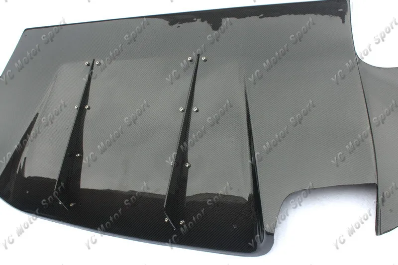 2005-2007 Mitsubishi Evolution EVO 9 JDM Varis Style Rear Bumper Diffuser CF (4)