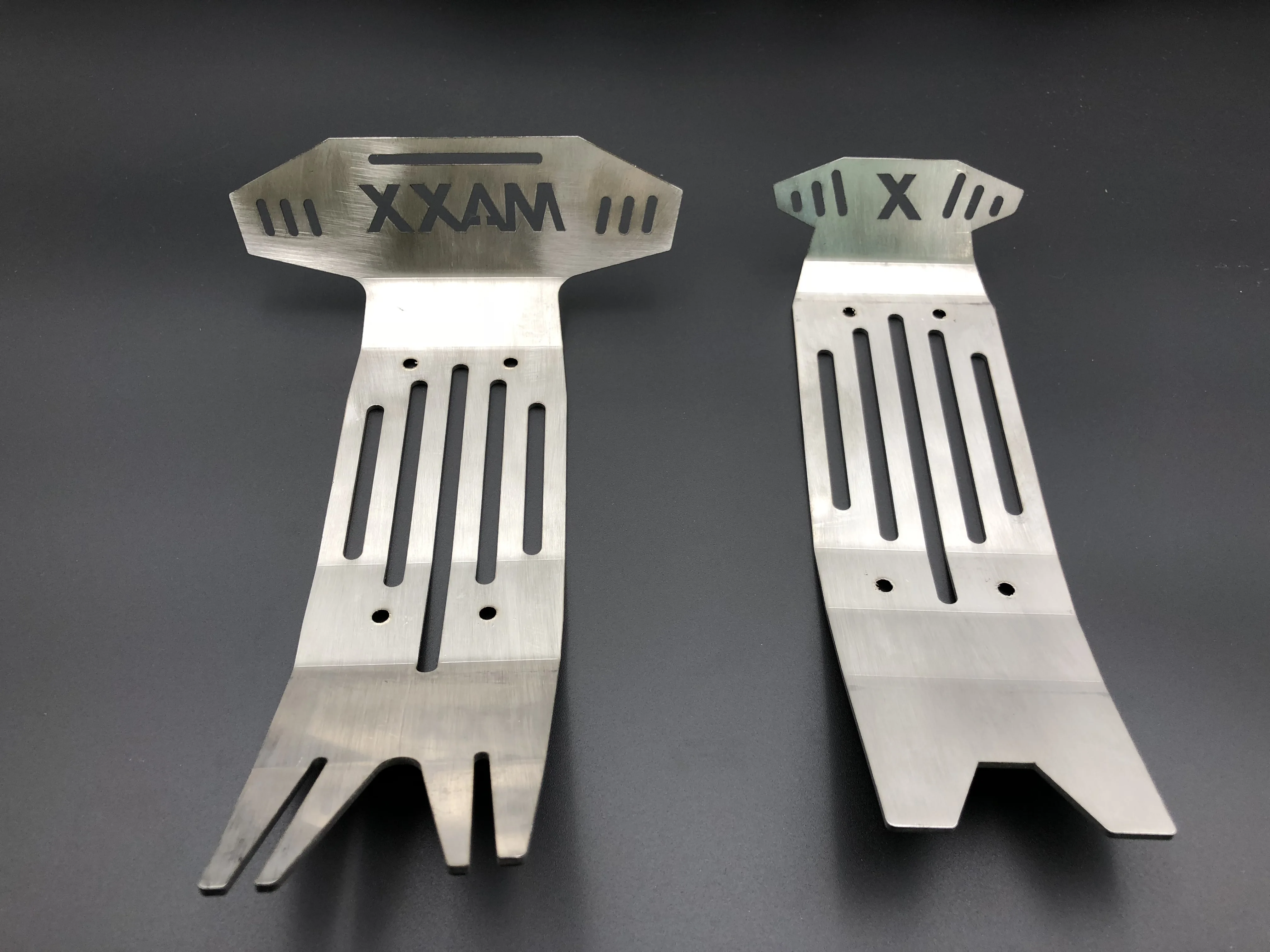 X MAXX нержавеющая сталь анти столкновения шасси армированный передний задний мост