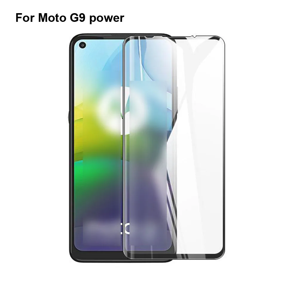 

Комплект из 2 предметов для Moto G9 Мощность 3D закаленная Защитная стеклянная пленка для экрана Защитная пленка с полным покрытием Защита для Moto G 9 Мощность пленка G9 Мощность
