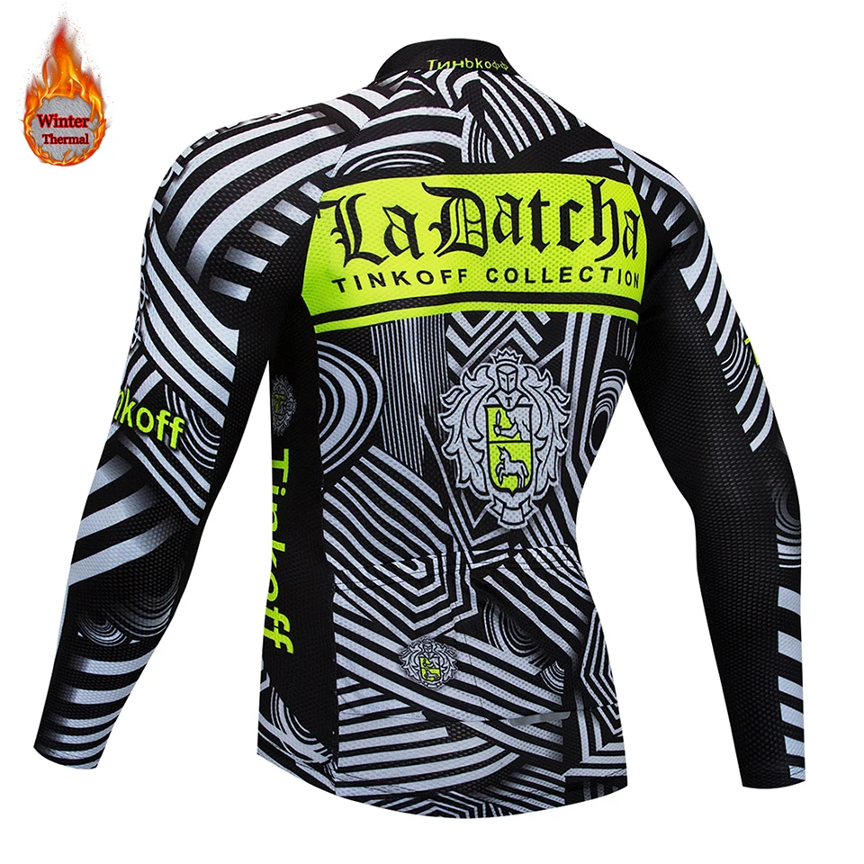 tinkoff Майо с длинным рукавом Ropa Ciclismo Invierno термальный флисовый велотренажер набор зимней одежды для горного велосипеда