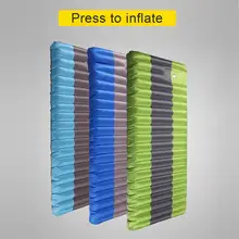 Наружный надувной коврик, самонадувной походный спальный матрас с подушкой, легкий спальный коврик с портативным мешком