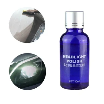 

30ml Lens Restorer Easy Apply Headlight Polish Protective Glass Coating Renovation Oxidation Liquid Tool Super Hydrophobic