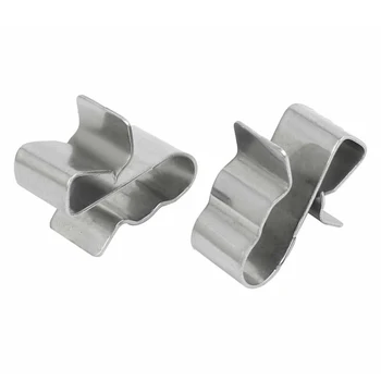

50pcs Silver Tone Solar Photovoltaic Parts Stainless Steel Cable Clip Clamp Home Improvement Accessories Cable Clip Multi Tools