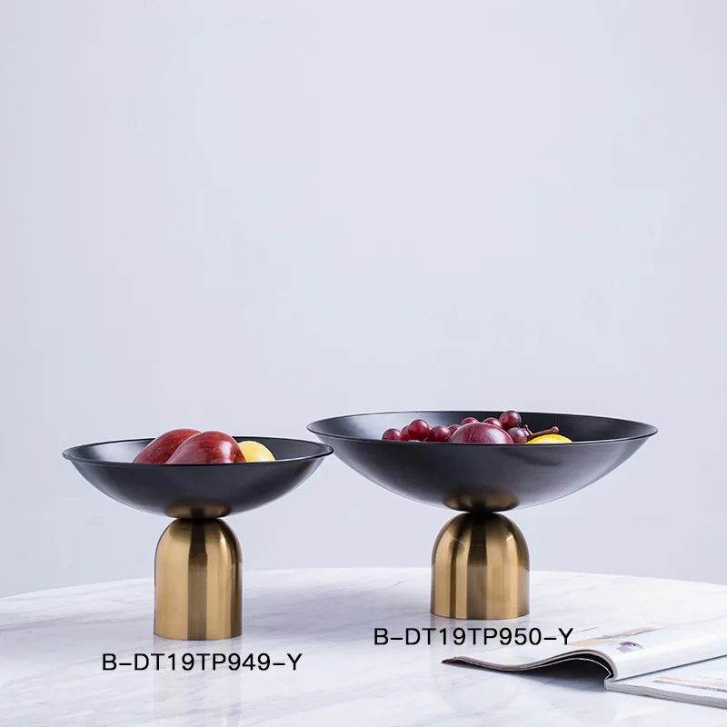 

Daqian Home 2019 New Style Decoration Iron Art Decorative Fruit Plate Soft Loading Decoration Home Crafts Wholesale