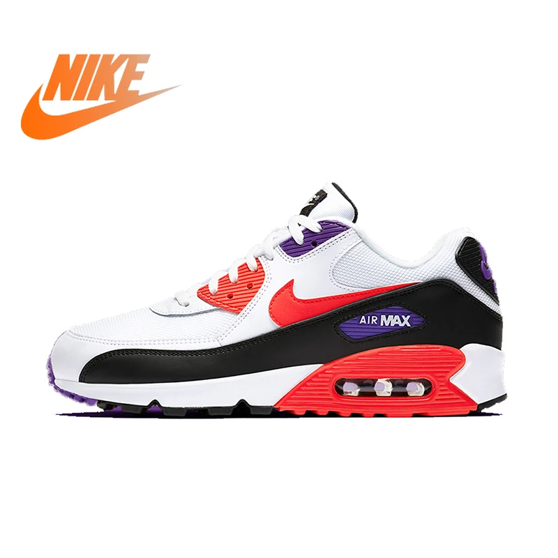 

Original Authentic NIKE AIR MAX 90 ESSENTIAL Men's Running Shoes Breathable Sports Good Quality Sneakers New Color AJ1285-403