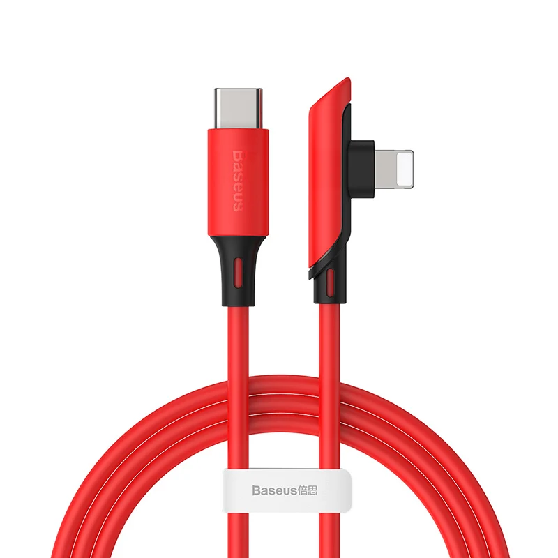 Baseus usb type C для Lightning Кабель для iPhone 11 Pro XS Max XR X 8 Plus 18 Вт Быстрая зарядка цветной USB кабель PD зарядный кабель - Цвет: Red PD Cable