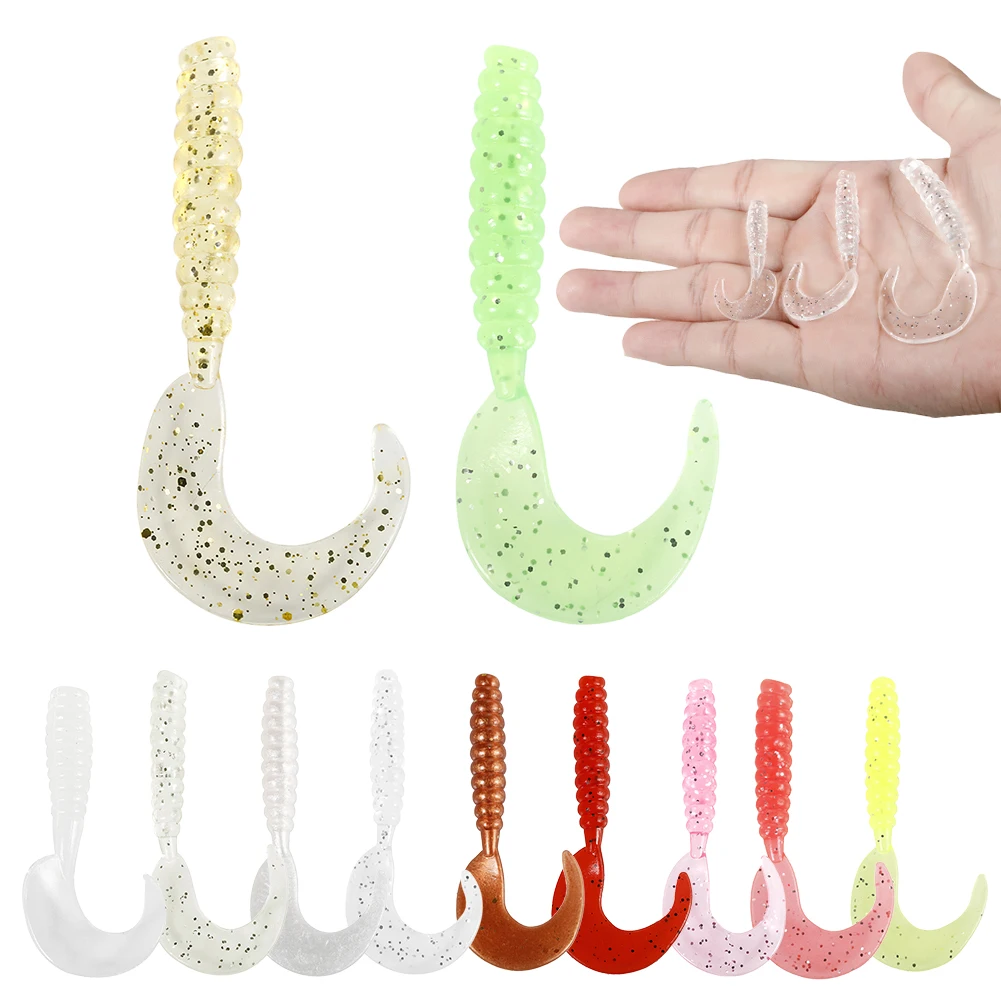 

1PCS Soft Worm Fishing Lure Silicone Bait Artificial Softbait Lures Fish Goods Tackle For Trout Catfish Fishing Accessories