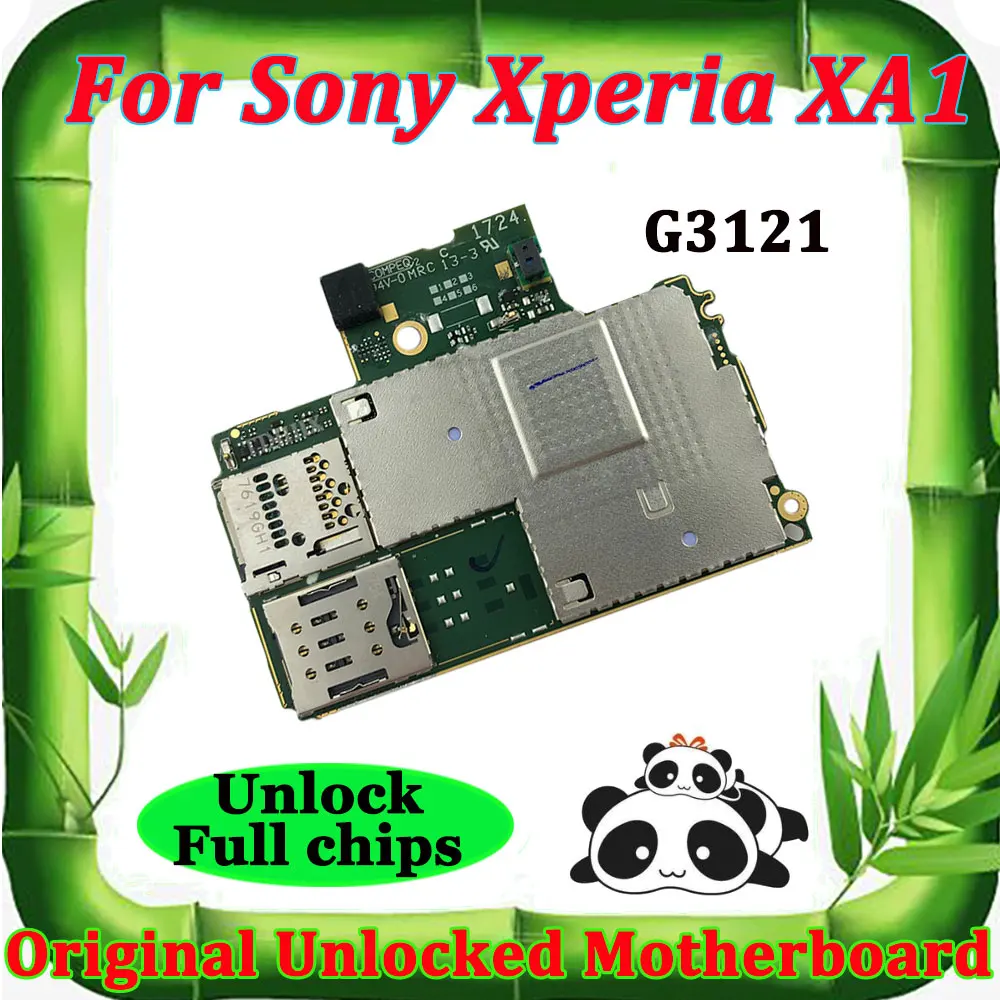 Для sony Ericsson Xperia XA1 G3121 полные чипы разблокированная материнская плата разблокировка материнская плата Система Android Материнская плата платы