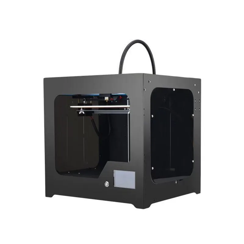 Черный SD-2000A fdm 3d принтер с высокой точностью и большим размером отправляет 3,5 дюймовый сенсорный экран ближнего конца провода фидера - Цвет: Черный