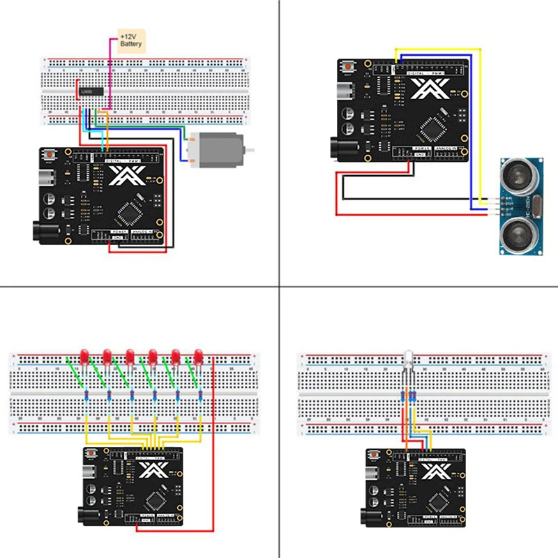 Zhiyitech New Electronic Kit for Kids MEGA328P CHIP Ultrasonic MODUL BOARD For Arduino Uno R3 Starter Voltage Regulator | Электронные