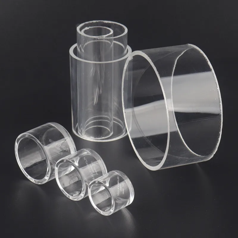10pcs I.d 2032mm Transparent Acrylic Pipe End Cap Plug Connectors Fish