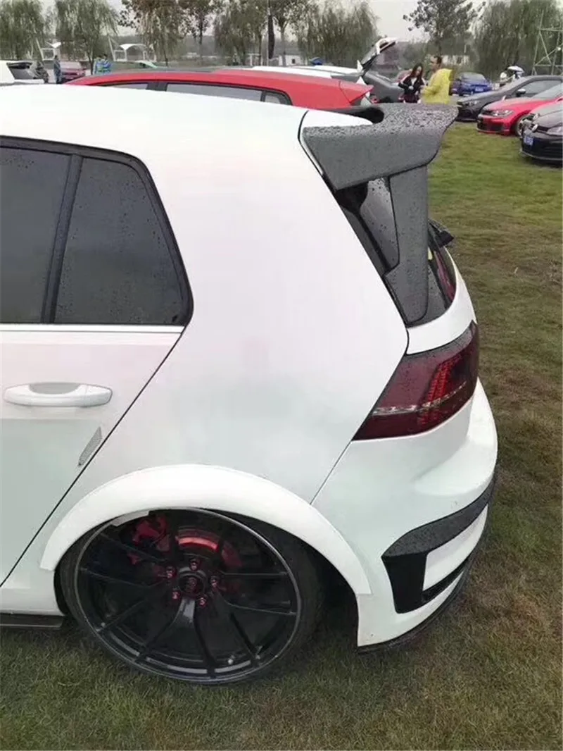 ABS задний спойлер Крылья спойлер губ гоночное крыло для или Volkswagen Golf 7 Golf 7,5 MK7 MK7.5