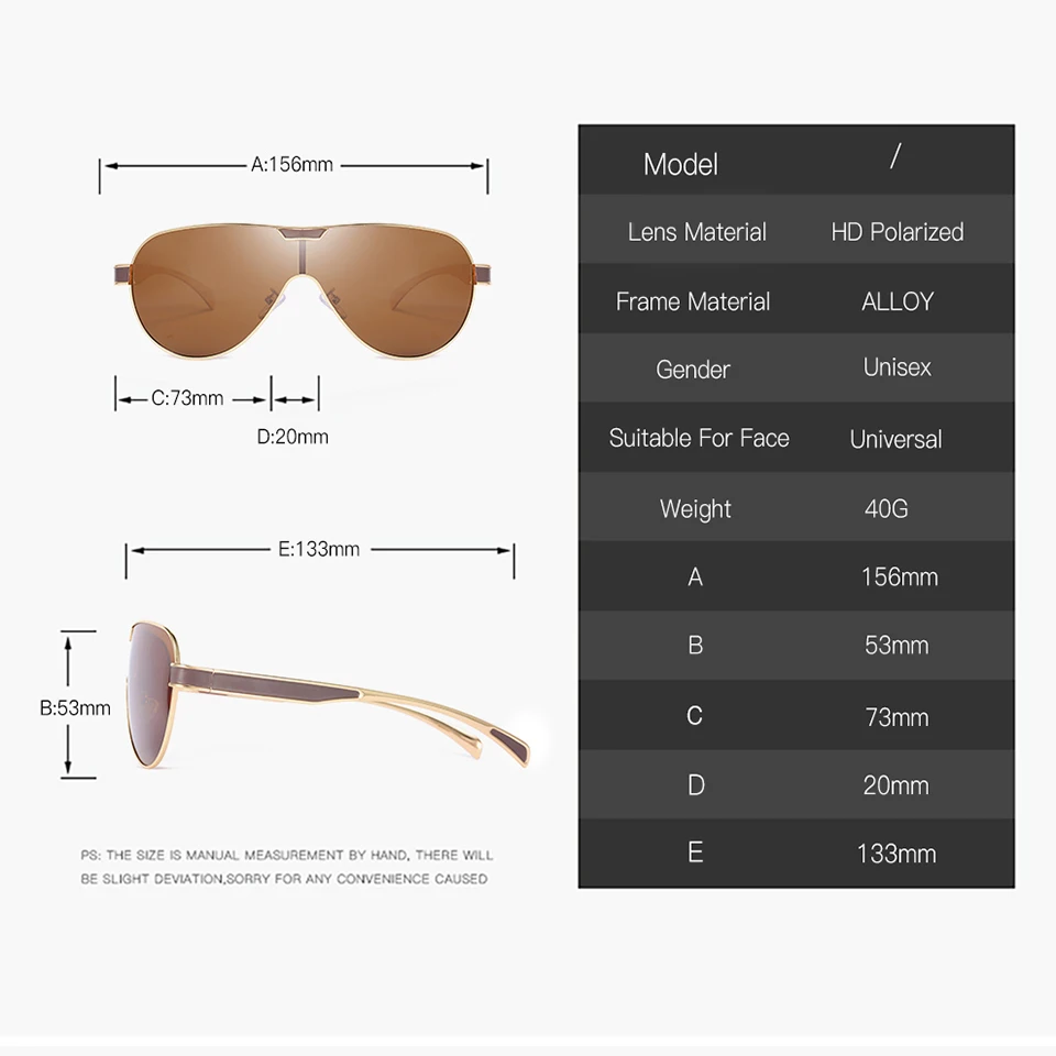 ELITERA, Брендовые мужские очки, для вождения, поляризационные солнцезащитные очки, для мужчин и женщин, модные очки