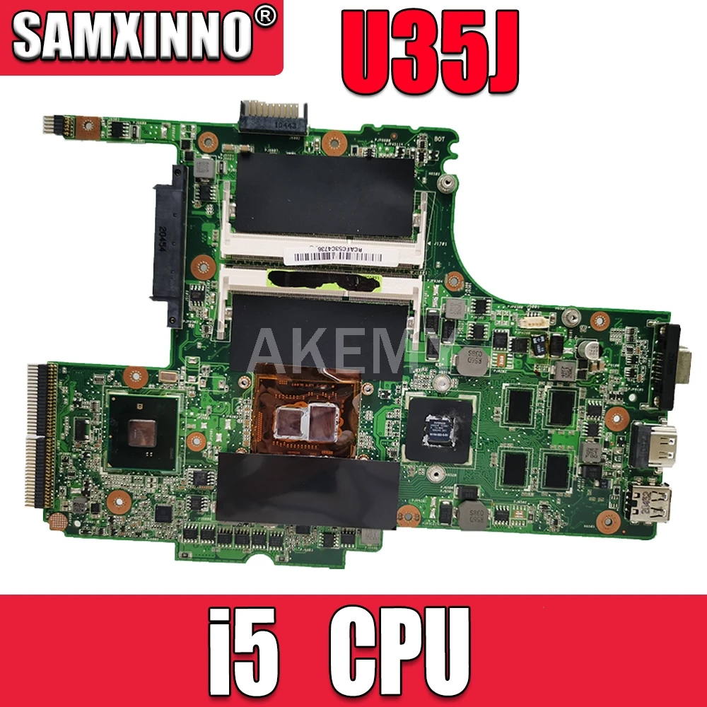 Материнская плата для Asus U35J U35JC i5 материнская ноутбука системная логическая