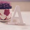 Creative Thick Wooden White Letters Alphabet Wedding Party Birthday Home Decorations Crafts Arts Personalised Name Design - Image 2