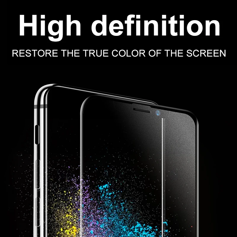 Матовое закаленное стекло без отпечатков пальцев для iPhone 11 XS Max Pro защитная пленка