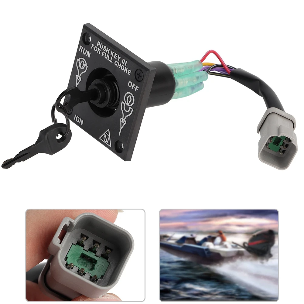Vertical Type Single Engine BRP Ignition Cut Off Switch With Keys 176408 BRP Ignition Switch BRP Switch