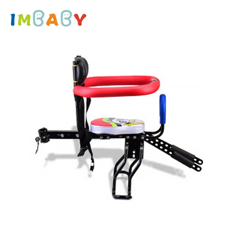 

IMBABY Electric Bicycle Child Baby Chair Bike Front Safety Release Saddle with Armrest Guard Bar Pedal Cycling Acccessories