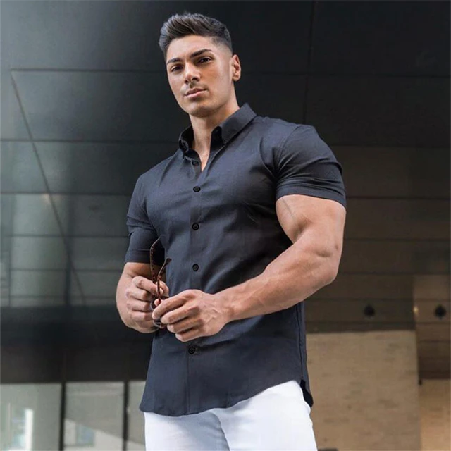 Men's Short Sleeve Short Short Sleeve Shirt