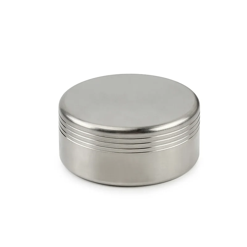 silvery Lid EDC водонепроницаемые титановые банки для хранения, антибактериальное уплотнение, устойчивая к коррозии бутылка из титанового сплава для лекарств - Цвет: silvery Lid