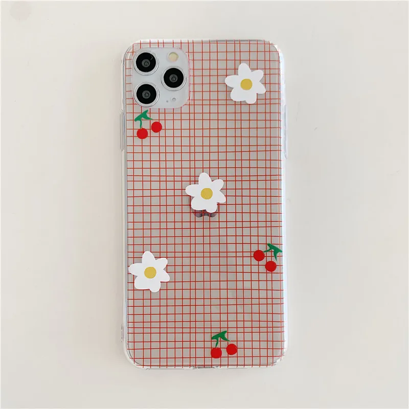 Чехол для телефона для iPhone 7, 8 Plus, роскошный сетчатый Мягкий ТПУ чехол с цветами для iPhone X, Xr, Xs, Xs, Max, 11 Pro, MAX, чехол на заднюю панель - Цвет: 1