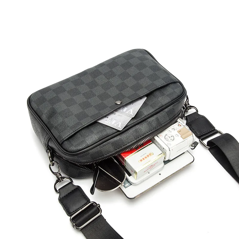 Сумка почтальона на одно плечо Маленькая косая сумка брендовая рабочая сумка повседневная сумка мужская нагрудная сумка мужская сумка