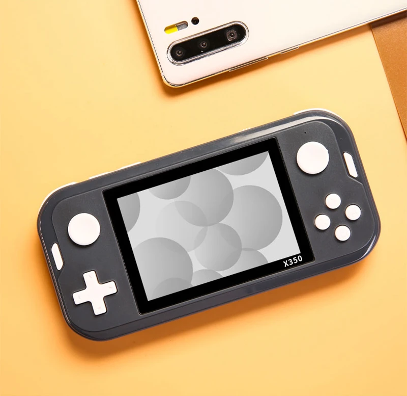X350 Handheld Video Game Console Built-in 8600 portable Games Console 3.5 inch Screen Display 1200mAh battery Retro Game Player