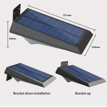 

LED Solar Light Garden Solar Lamp Motion Sensor Solar Powered By Sunlight Waterproof Outdoor 18LED Lights Home Garden Decoration