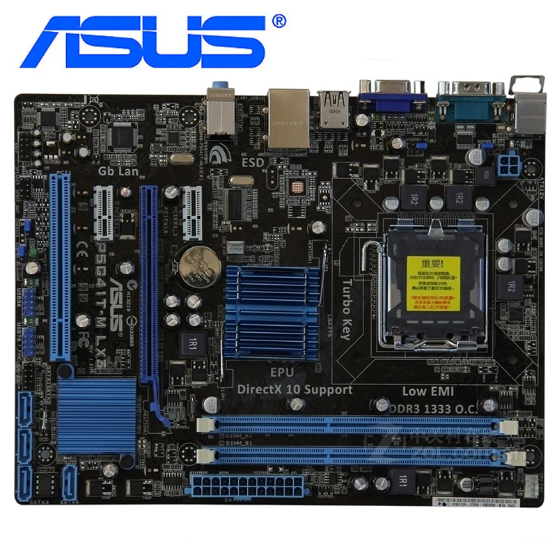 Материнские платы ASUS P5Q SE Plus LGA 775 DDR2 16 Гб для Intel P45 десктопная материнская плата