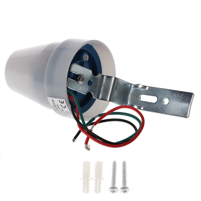 

AC 110-240V 10A Outdoor IP44 Photoelectric Automatic Light Control Sensor Switch