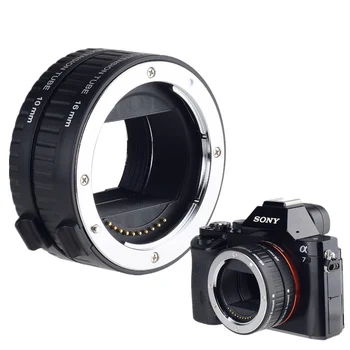 

Wholesale DG-NEX Auto Focus Macro Extension Tube Lens Adapter ring for Sony E Mount Camera A9 A7II A7RII A7SII A6500 A6300