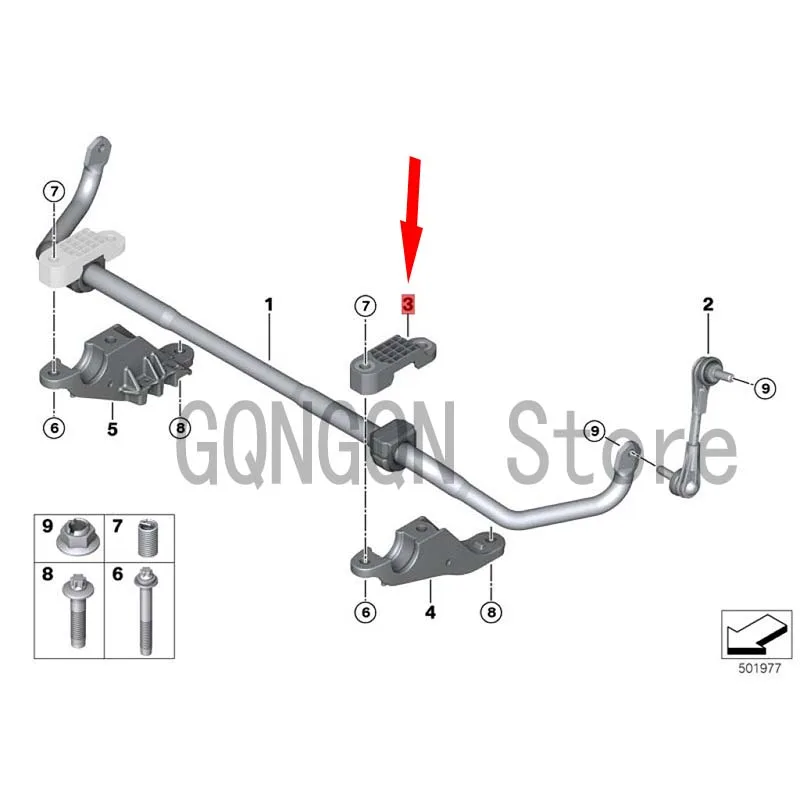 Car Balance Bar Bracket Bm Wg11 730d G11 730dx G11 750ix Front