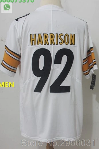 Steelers A+++ Качественная мужская футболка для взрослых 36 Jerome Bettis 32 Franco Harris 12 Terry Bradshaw 21 Haden - Цвет: For men