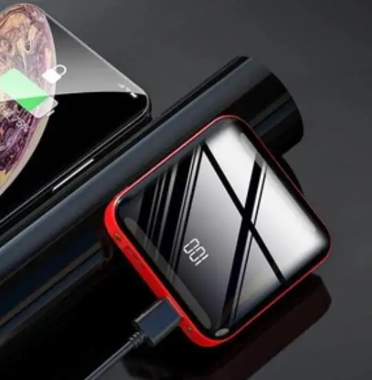 

DF960 Mini Power Bank 30000mAh Powerbank Charger Dual Usb Ports External Battery Poverbank Portable For iPhone FAUCET