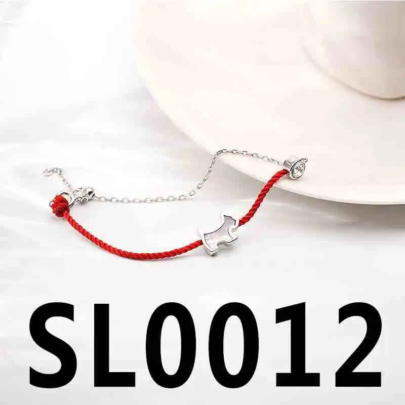 TS-SL001 прекрасный медведь 925 пробы Серебряный испанский драгоценный камень медведь версия браслет ювелирные изделия женский браслет оптом цена - Цвет камня: 413141500