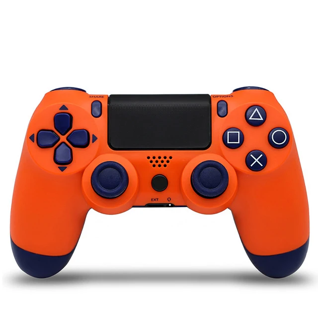 Sunsetorange Беспроводной геймпад для PS4 контроллер Bluetooth беспроводной контроллер для PS4 Геймпад подходит для PS3 для Dualshock 4 Вибрационный джойстик - Цвет: Sunsetorange