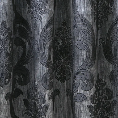Black NAPEARL 1 шт. двери шторы Европейский цветочный жаккард домашний Декор Гостиная Кухня перегородка Стиль Современный втулка Топ Тип - Цвет: Black