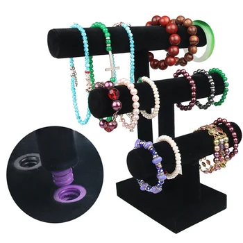 

Jewelry Organizer Display Stand 3 Tier Necklace Bracelet Watch Holder Display Stand Table Jewelry Necklace Tower Display