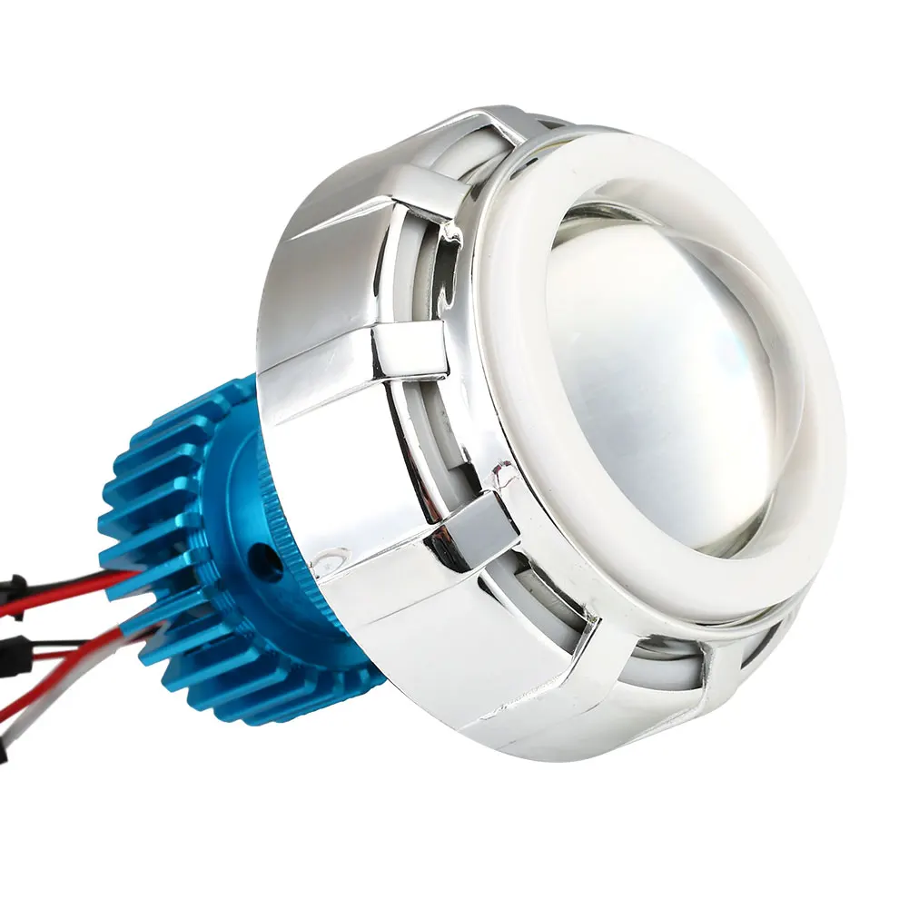 red blue pink Лампа для фар прочный светильник модификация мотоцикла 2400LM 12V Универсальный светодиодный фонарь - Цвет: red blue pink