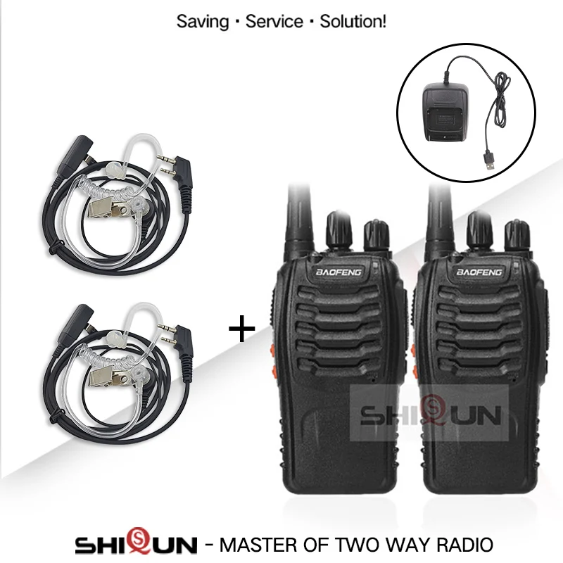 Baofeng BF-888S рация 888s UHF 5W 400-470MHz BF888s BF 888S H777 дешевый двухсторонний с USB зарядным устройством - Цвет: 2USB-AC