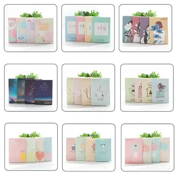 

12 Colors 50 Sheets/pack Cartoon Linen Oil-absorbent Cleansing Women Men Pattern Tools Tissue Random Makeup A I6T4