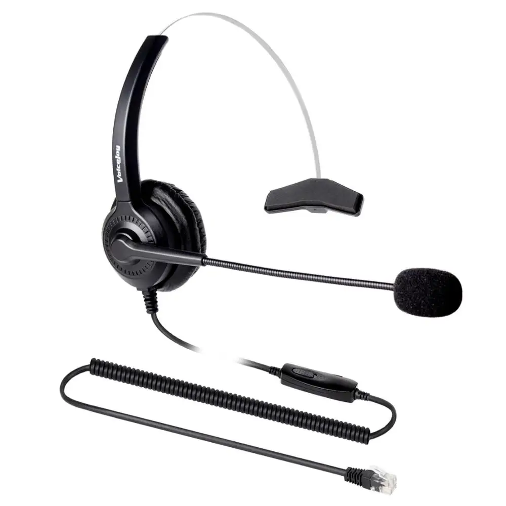 Микрофонная гарнитура с громкостью и отключением звука для IP-телефонов Avaya 1608 1616