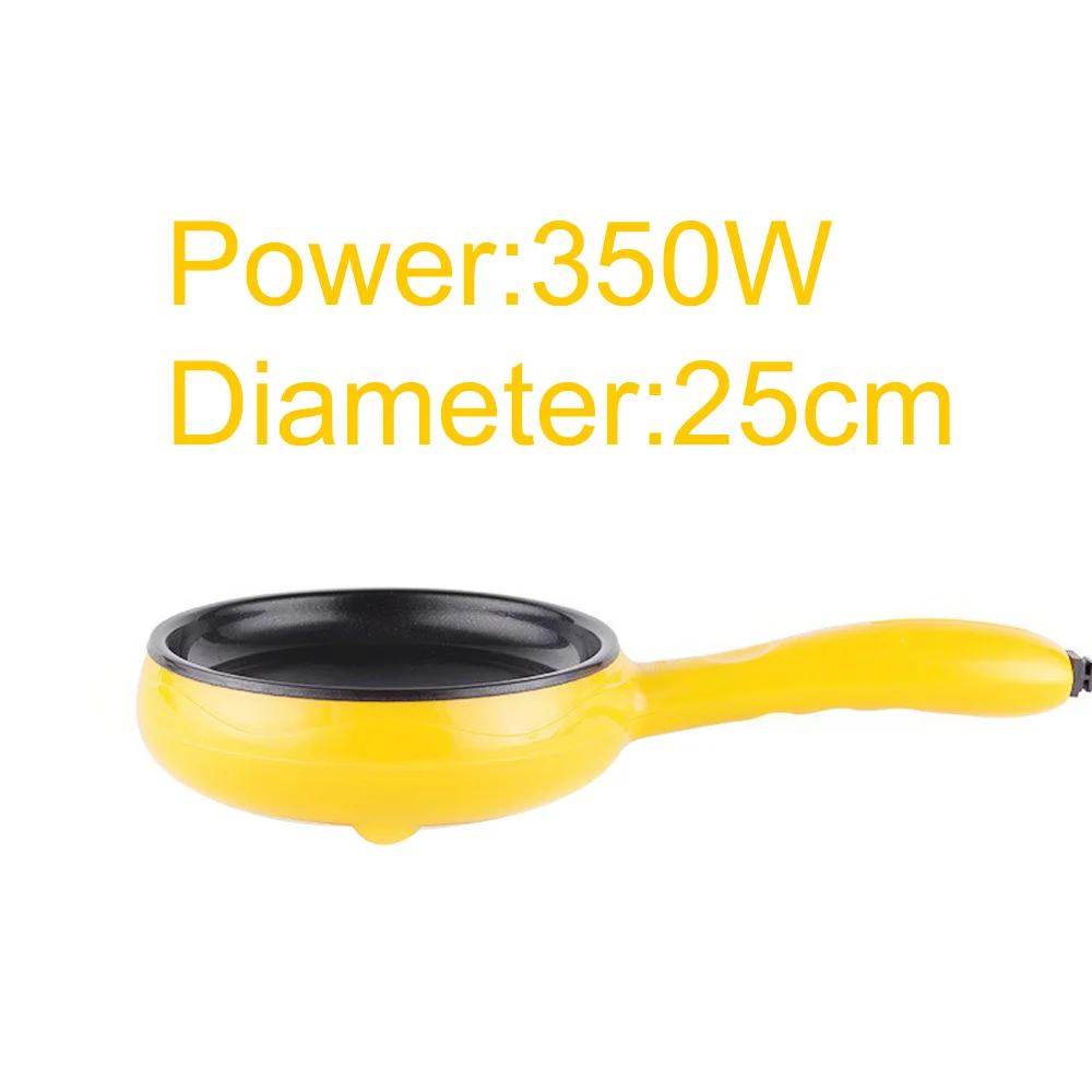 Electric Frying Pan 220V Water Heater Fryers Pot Multifunction Egg Cooker Boiler Cooking Equipment 2 in 1 Portable